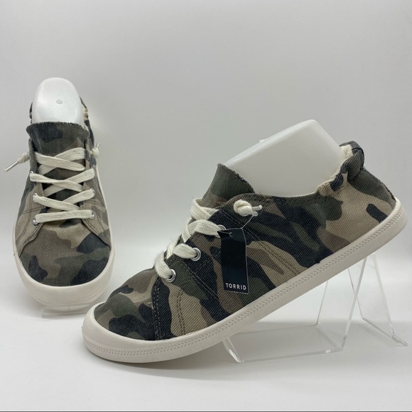 Torrid Women’s Riley Camo Ruched Slip On Sneaker - Picture 6 of 11